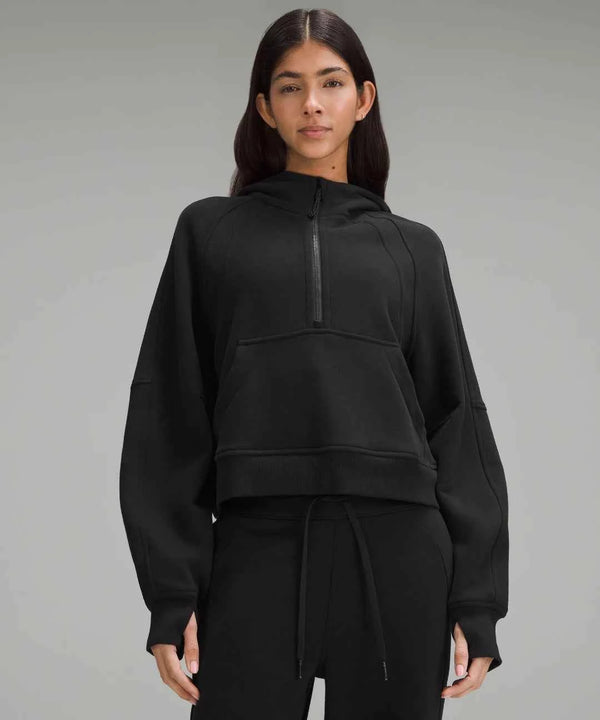 Sweat lululemon à capuche Scuba Oversized demi-zippé